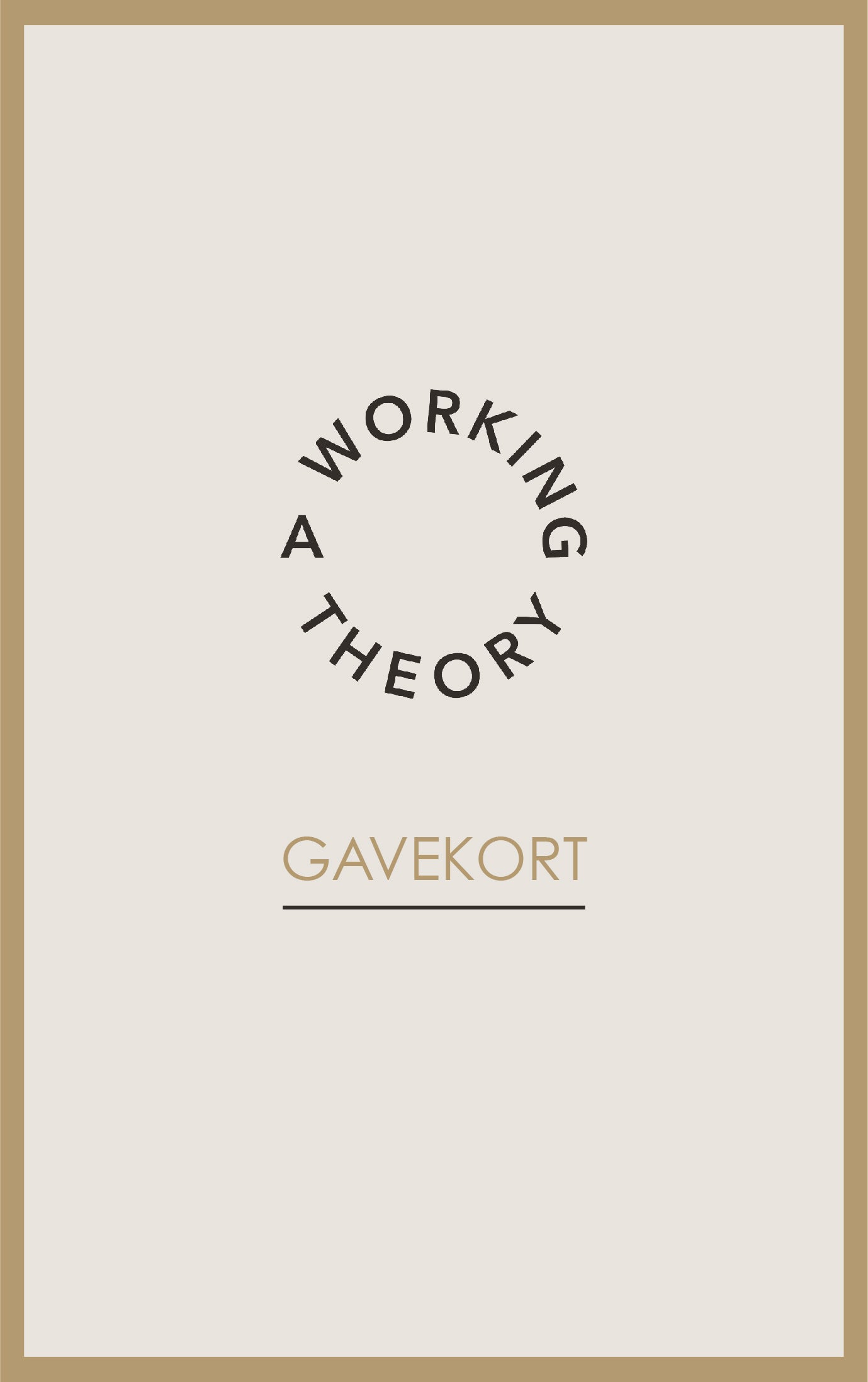 Gavekort til A Working Theory med stilrent design – den ideelle gave til tidløse skjorter og bluser til kvinder.